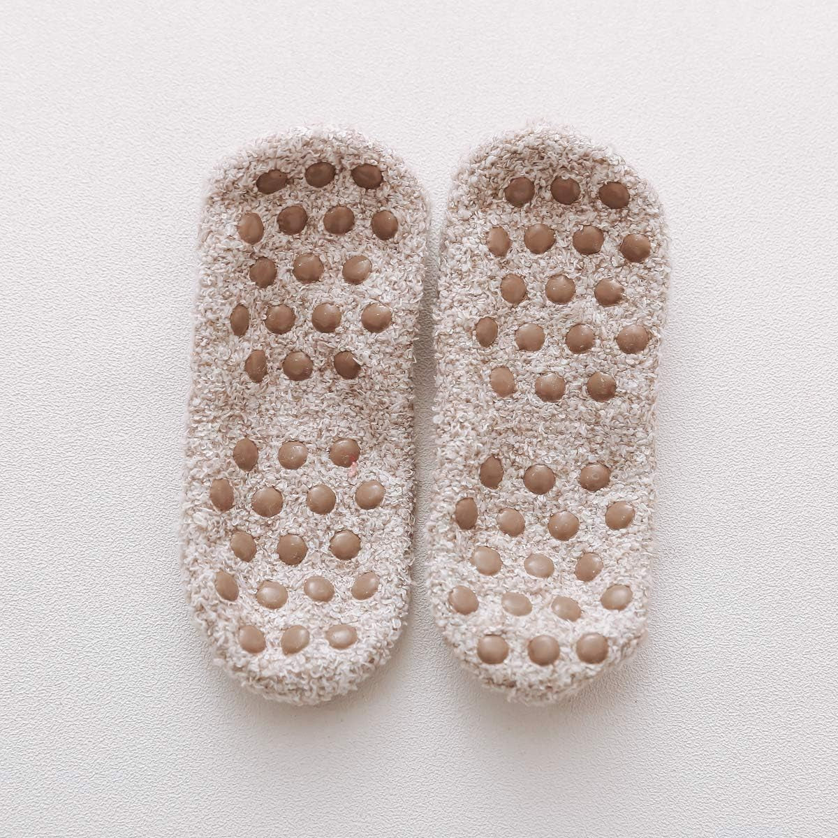 Cozy Winter Fuzzy Women Socks Grip Slippers Fluffy House Non Skid Microfiber Socks