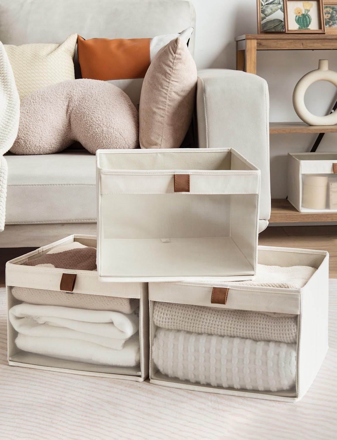 Fabric Storage Bins with Closet Storage Bins