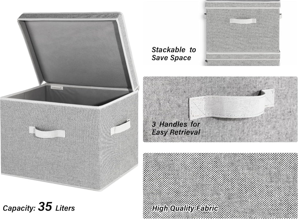 Fabric Storage Bins with Closet Storage Bins