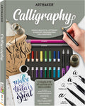 Art Maker: Calligraphy - Complete Starter Kit, Pocket Studio, Instruction Book, Fountain Pen, Dual-Tip Pens, Nibs & Ink Cartridges, Lettering Supplies