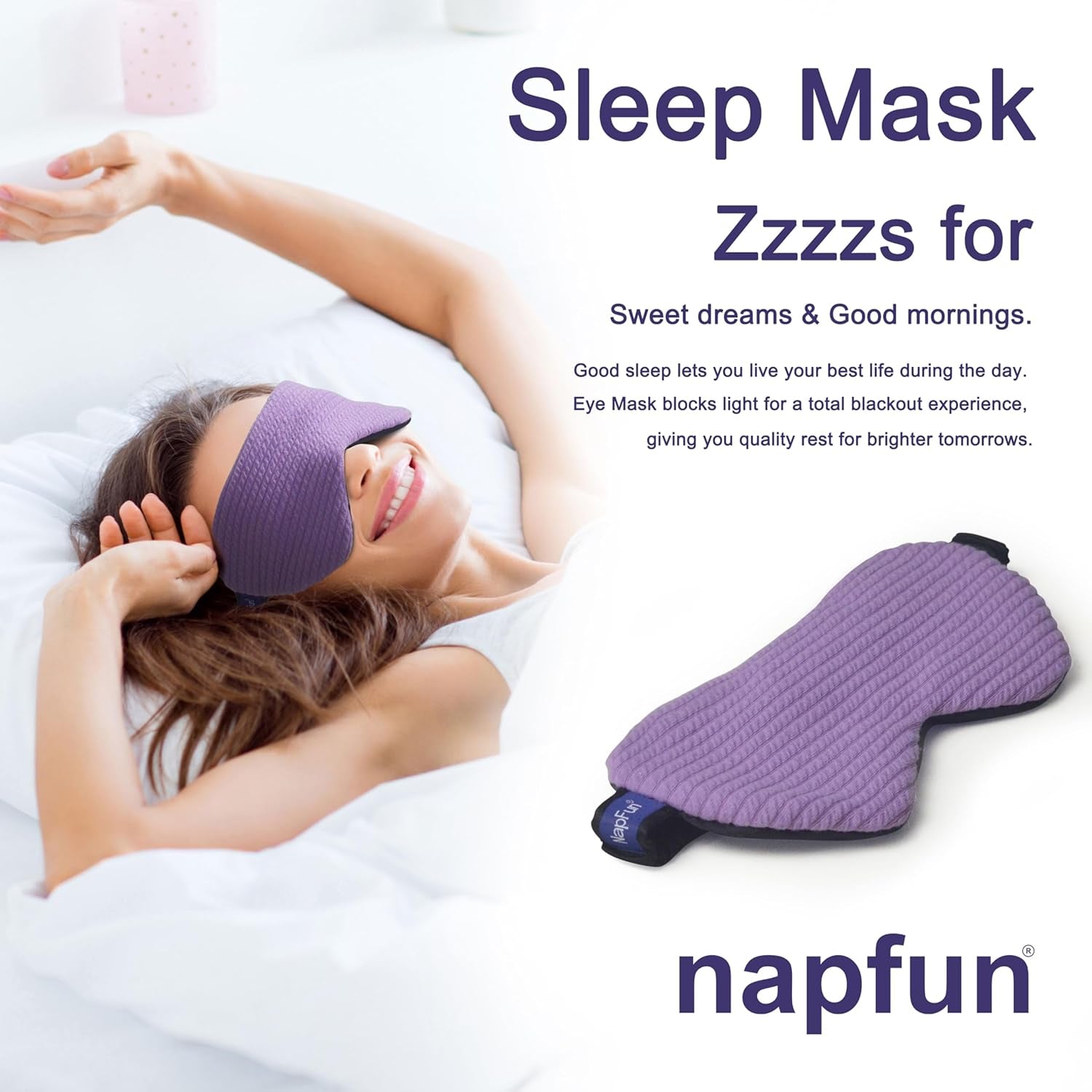 Neck Pillow for Travel with Travel Pouch, Sleep Mask & Earplugs, Memory Foam Airplane Pillow for Headrest Sleep with Eyeshades, Plane Essentials with Eye Blindfold, Light Purple Striped Kit