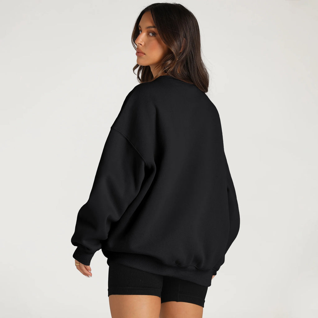 Oversized Sweatshirts for Women Crewneck Y2K Hoodies Sweaters Casual Tops Comfy Fall Fashion Pullover Outfits Winter Clothes