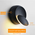 LED Modern Wall Lamp 5W 350 Degree Rotatable Wall Lamp for Stairs Living Room Bedroom Wall Light Home Office Fancy Light