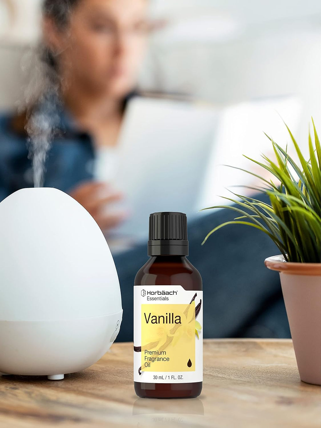 Horbaach Vanilla Fragrance Oil | 1 Fl Oz | for Candle, Perfume, Soap Making, Diffusers & Aromatherapy