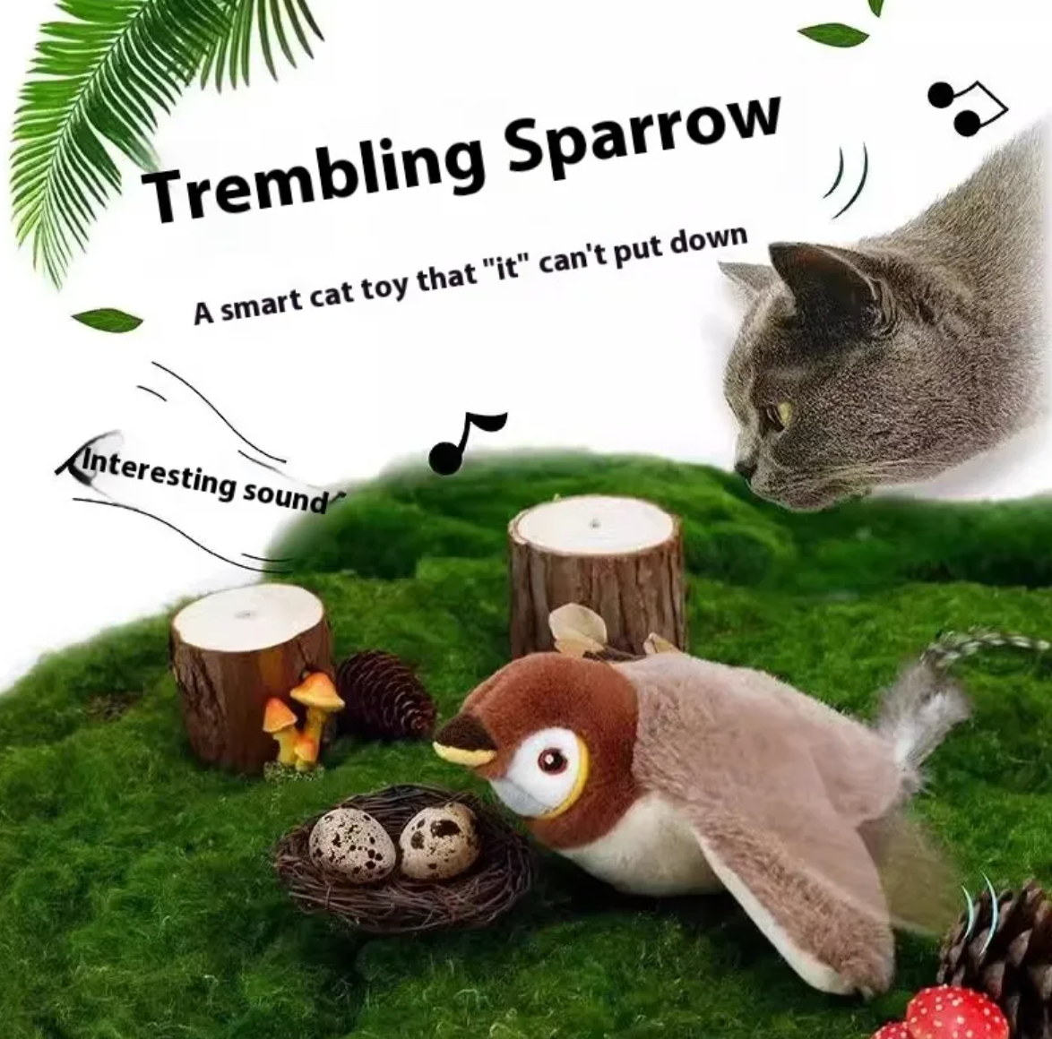 Plush Bird Pet Toy