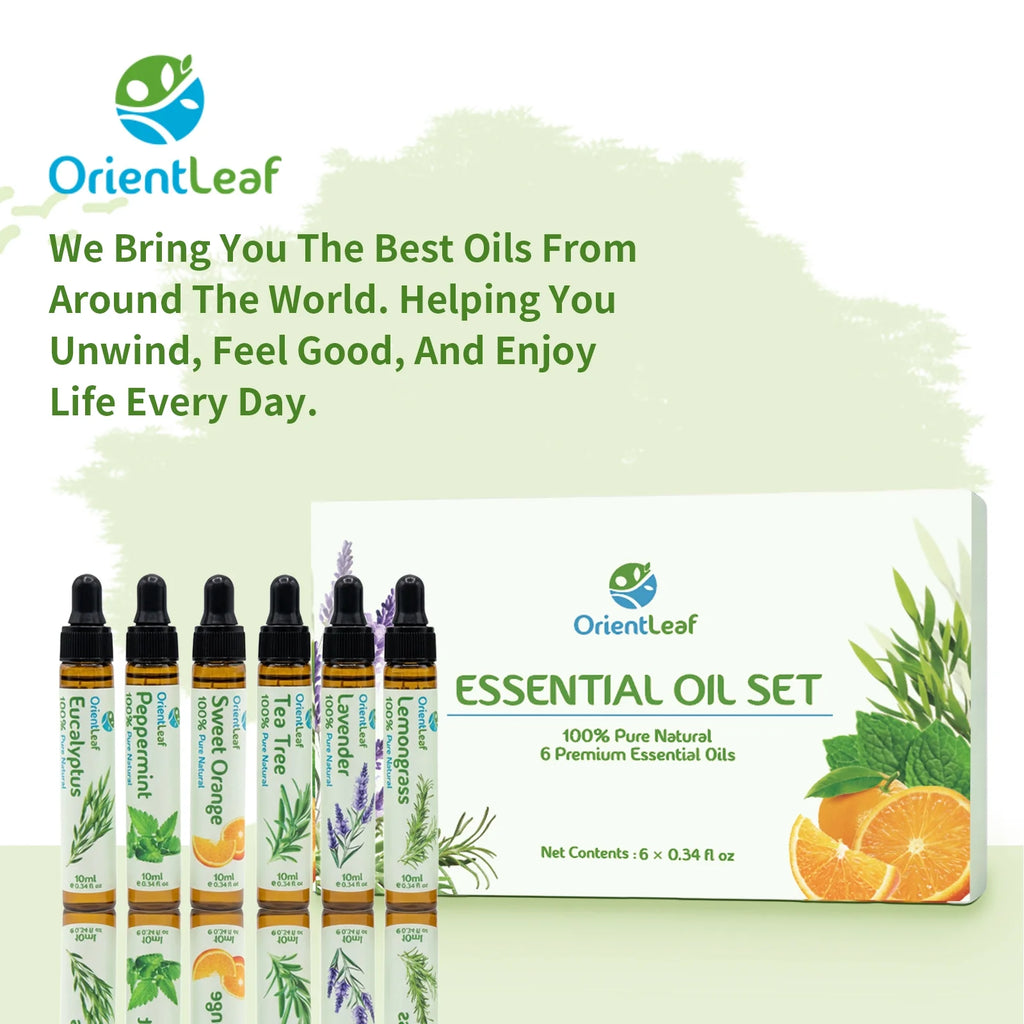 Essential Oil Set, 100% Pure Natural Aromatherapy Essential Oils Set for Diffusers, Massage, Aromatherapy, Skin & Hair Care, Gifts Choice for Women