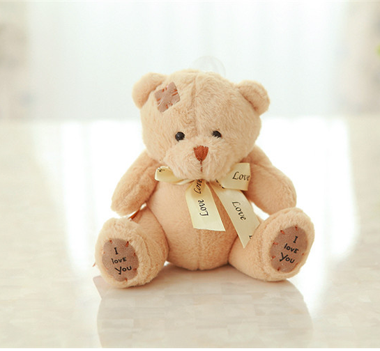 Cute Patch Teddy Bear Plush Toy Doll
