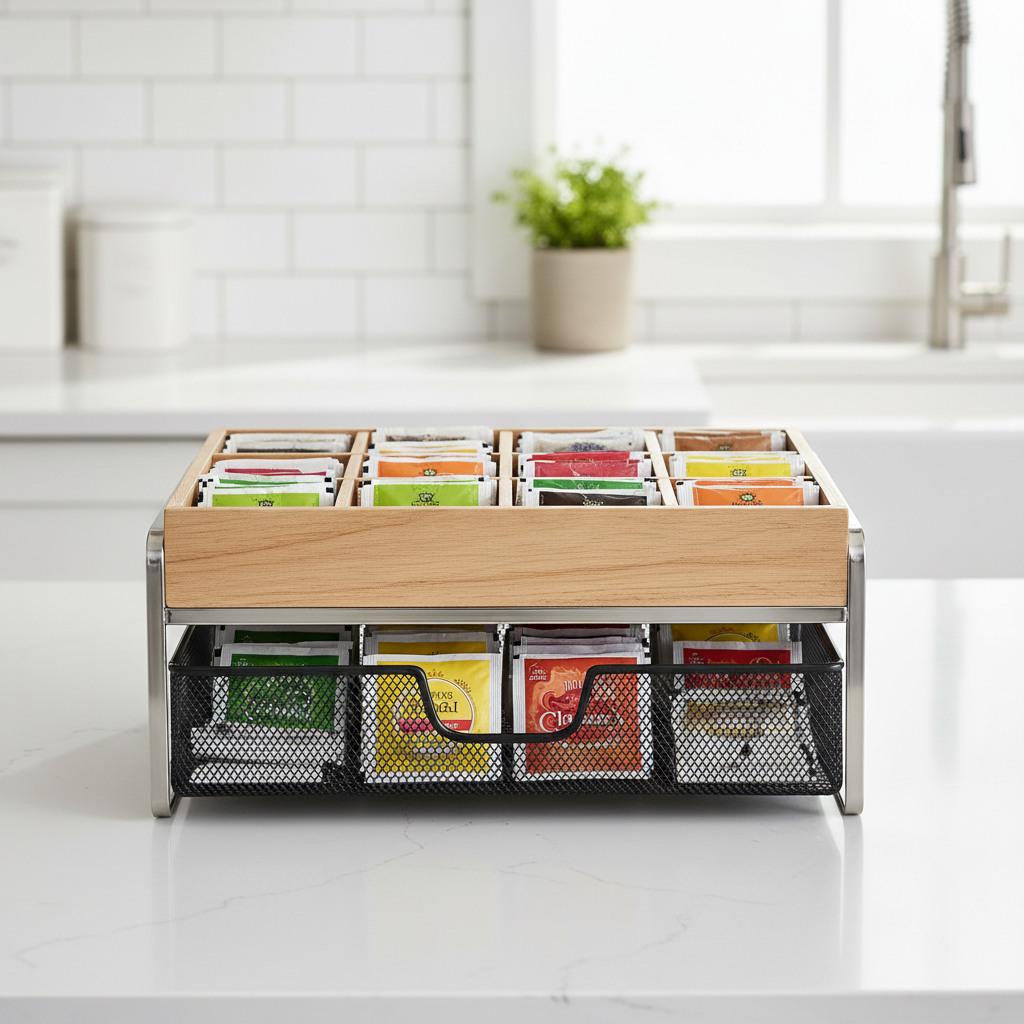 Tea Bag Organizer front view